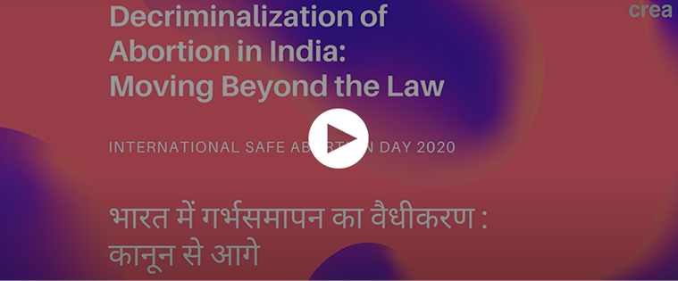 Decriminalization of Abortion in India: Moving Beyond the Law with Mayuri