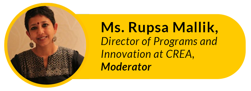 Ms. Rupsa Mallik, Moderator