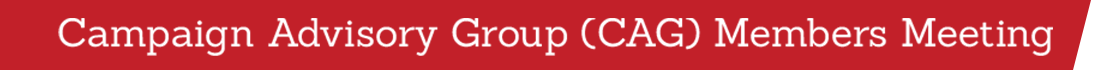 Campaign Advisory Group Members Meeting